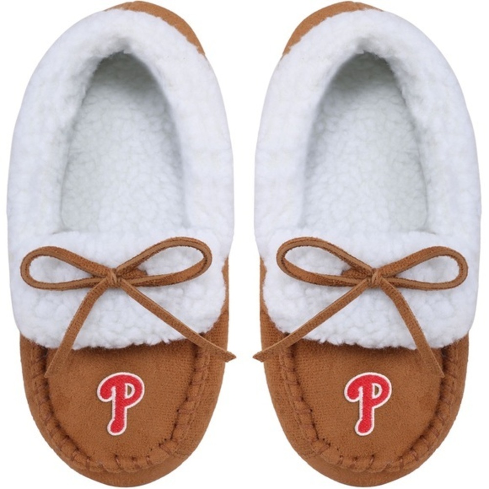 Philadelphia Phillies FOCO Youth Moccasin Slippers M(3-4